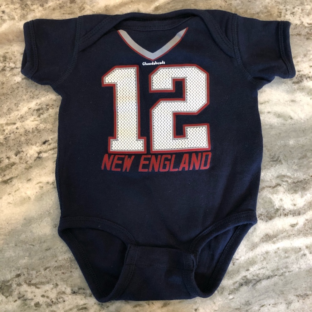 New England Patriots Tom Brady #12 Onesie